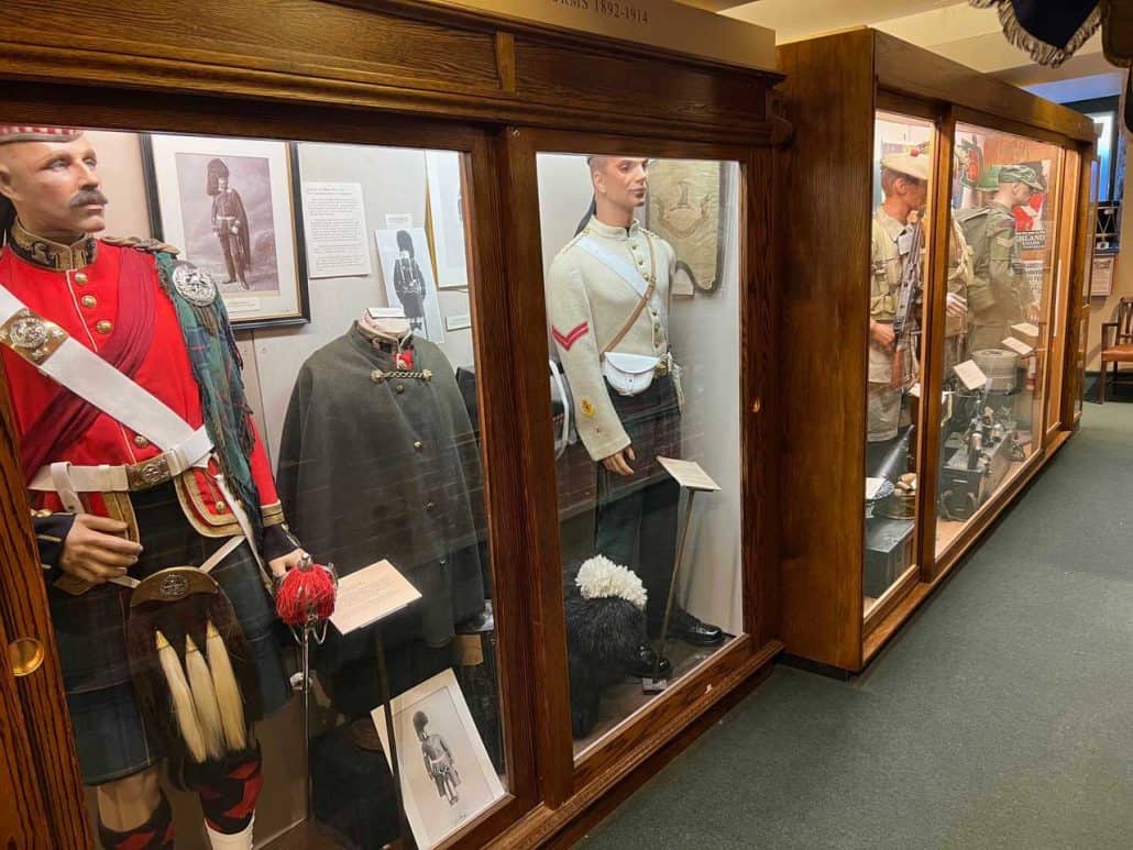 A small section of the 48th Highlanders Museum